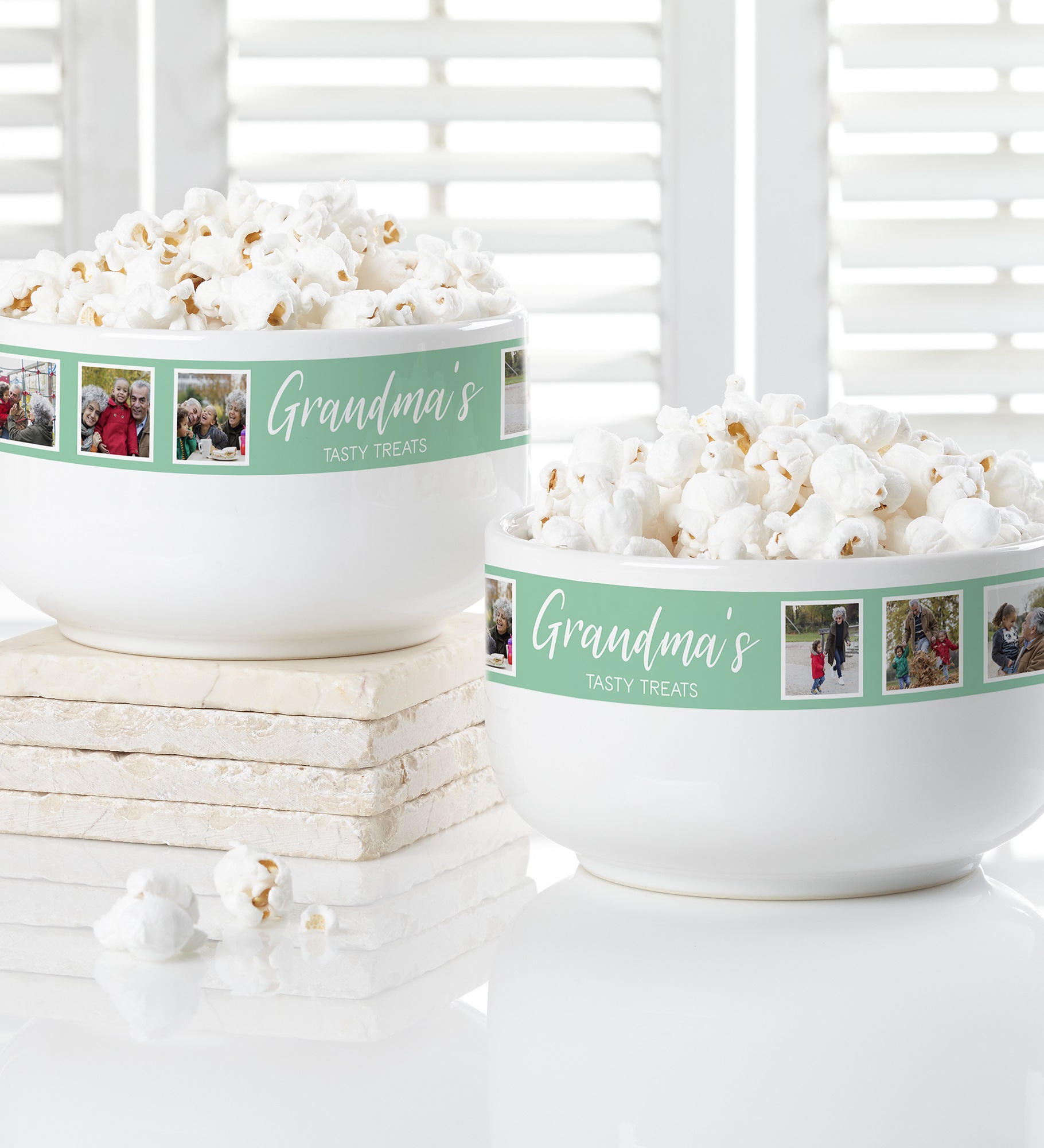 Photo Collage Personalized 14 oz. Snack Bowl